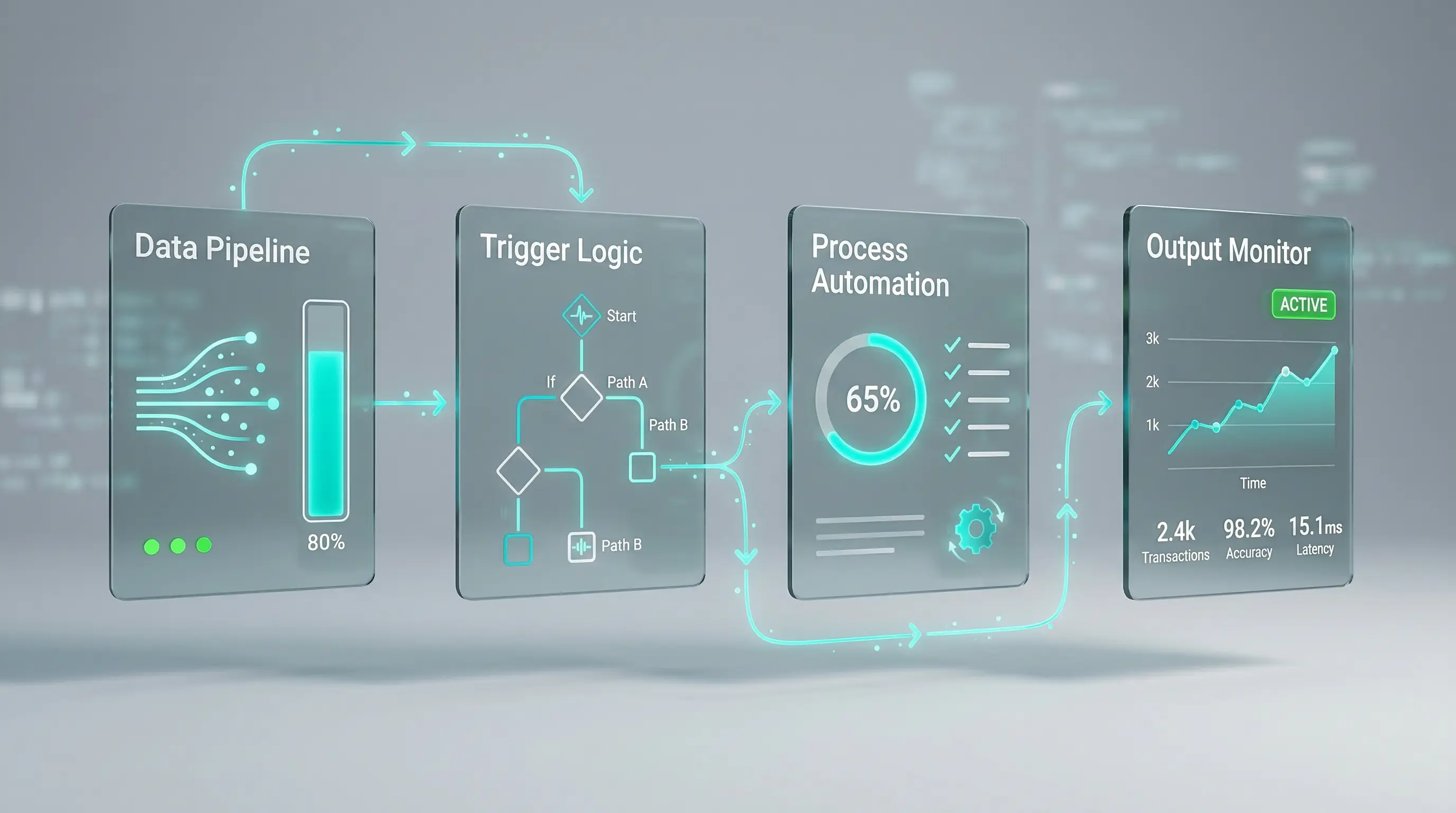 Prozessautomatisierung – Digitaler Workflow mit Datenfluss und Prozesslogik